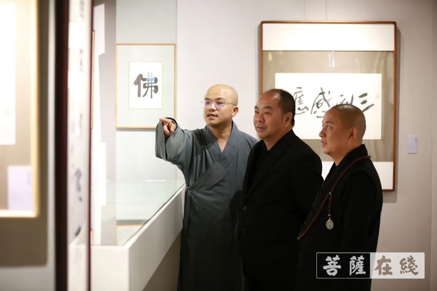 文化-浙江妙严禅寺举办“春花秋实”禅意书画展