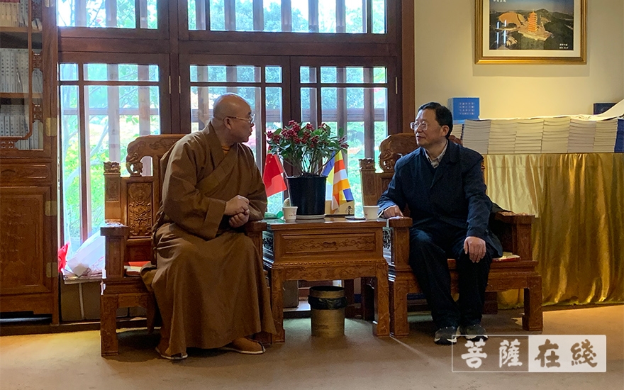 中国宗教-《中国宗教》杂志社社长刘金光一行调研牛首山人文研究院