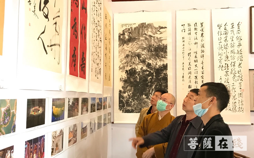 开元寺-助力世遗大会举办 百余件书画影作品在福州开元寺展出