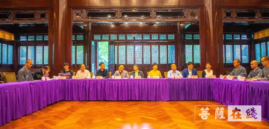 福建省民宗厅巡视员萨支农一行赴江苏佛学院寒山学院调研