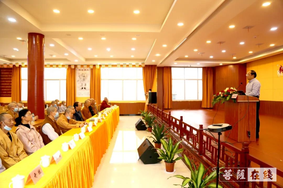佛教-赣州市章贡区佛教协会召开理事会并组织学习党史