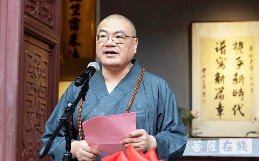 佛教-“沧桑百年·中国梦——杭州佛教书画展”在灵隐寺展出