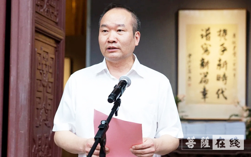 佛教-“沧桑百年·中国梦——杭州佛教书画展”在灵隐寺展出