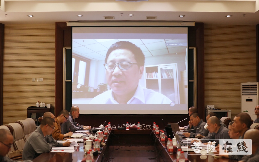 研究生-中国佛学院普陀山学院举行2021届天台学研究生毕业论文云答辩会
