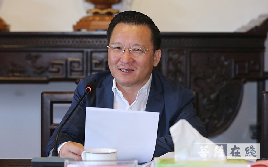 佛教-普陀山佛教协会召开六届八次理事扩大会议