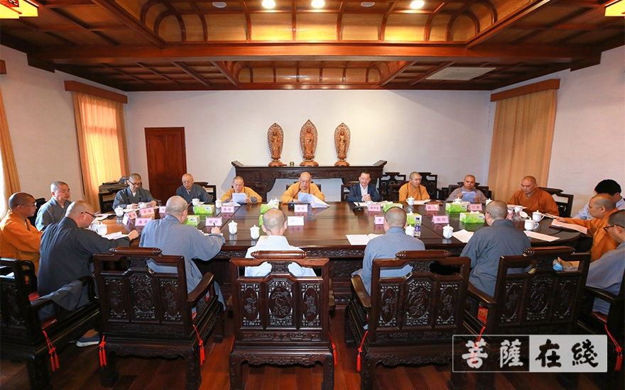 佛教-普陀山佛教协会召开六届八次理事扩大会议