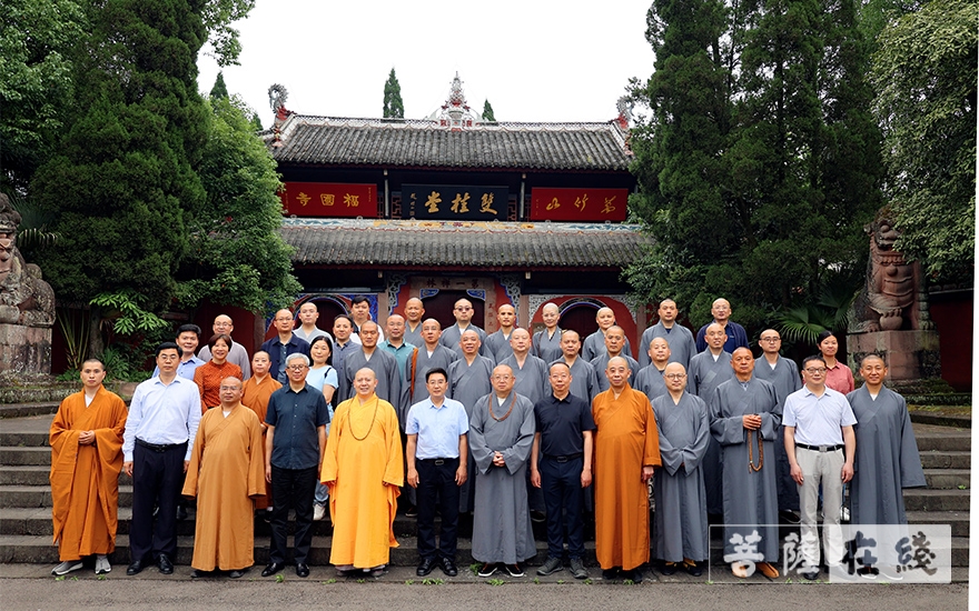 佛教-湖北省佛教协会会长正慈法师一行参访重庆双桂堂
