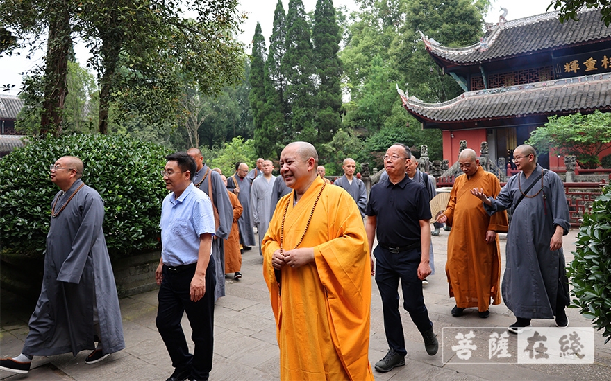 佛教-湖北省佛教协会会长正慈法师一行参访重庆双桂堂