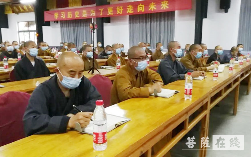 雪窦山-庆祝建党100周年 雪窦山资圣禅寺开展党史学习活动
