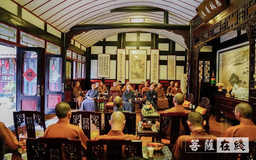 文殊院-浙江佛学院毕业班学僧参访成都文殊院