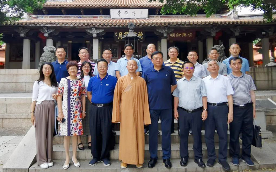 少林寺-海南省政协领导一行考察走访泉州少林寺