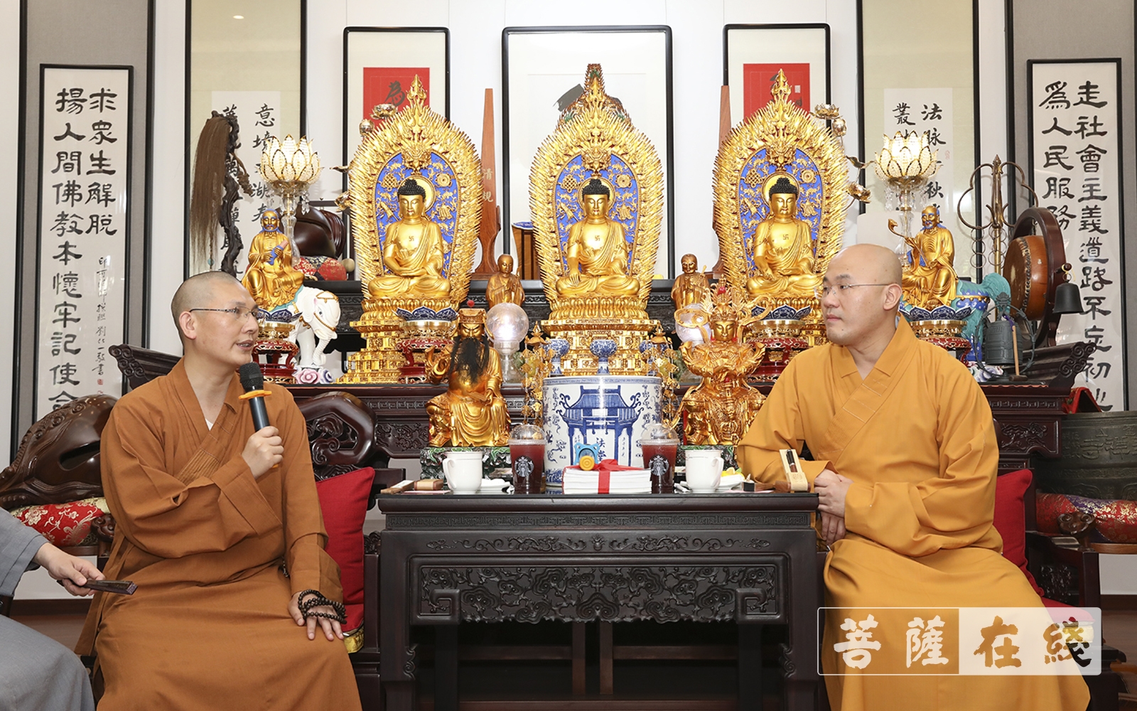 法华寺-中国佛学院普陀山学院2021届毕业班师生一行参访湖州法华寺
