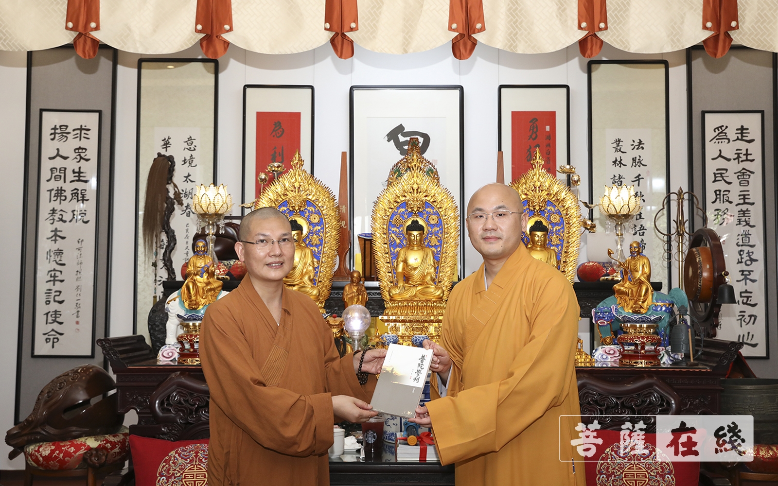 法华寺-中国佛学院普陀山学院2021届毕业班师生一行参访湖州法华寺