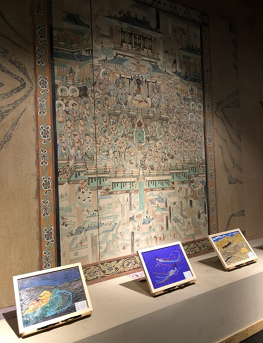 佛教-佛国春长——109岁乘清长老与104岁本乐长老敦煌画院禅墨联展开幕