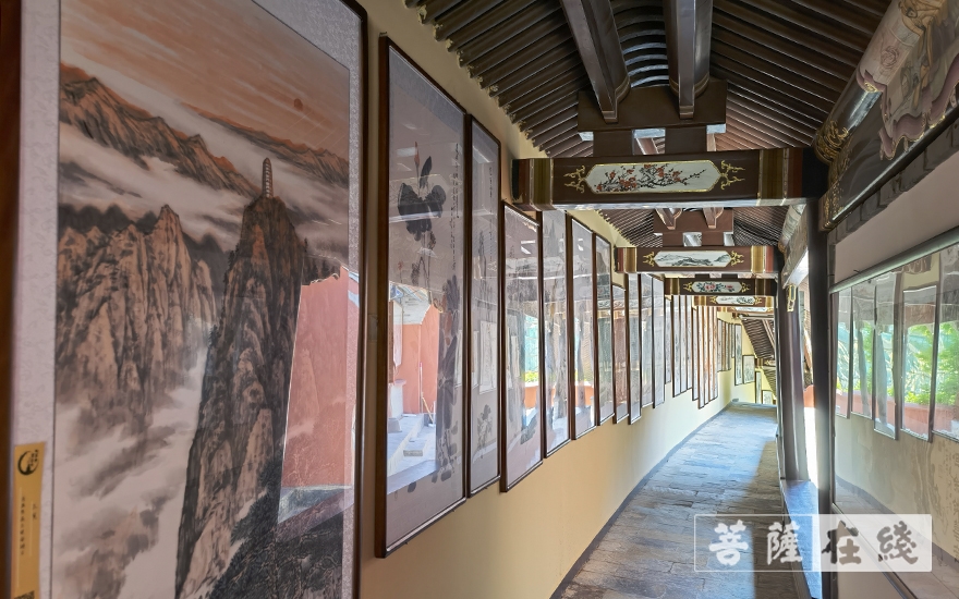 文化-北京白瀑寺书画院举行庆祝建党百年画展
