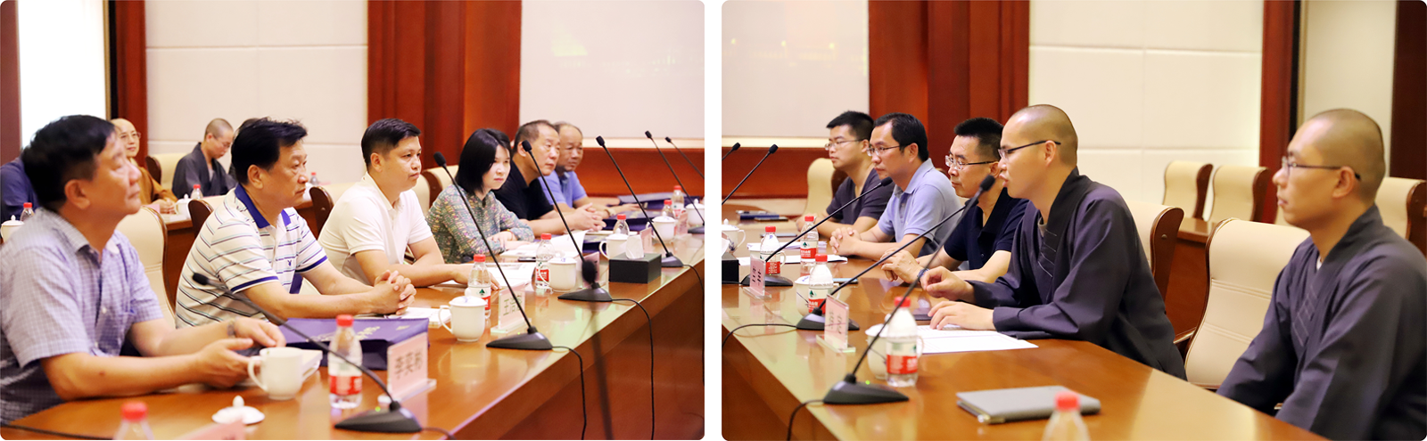 佛教-海南省佛教协会考察团参访浙江佛学院(总部)
