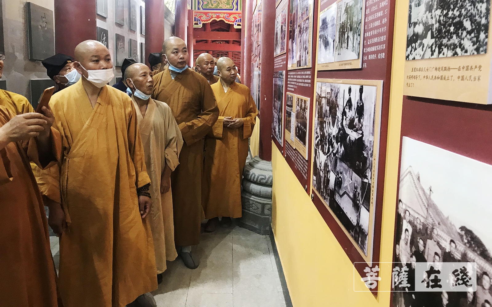 赵朴初-“赵朴初：永远做党的亲密朋友”图片展在安庆西风禅寺开展