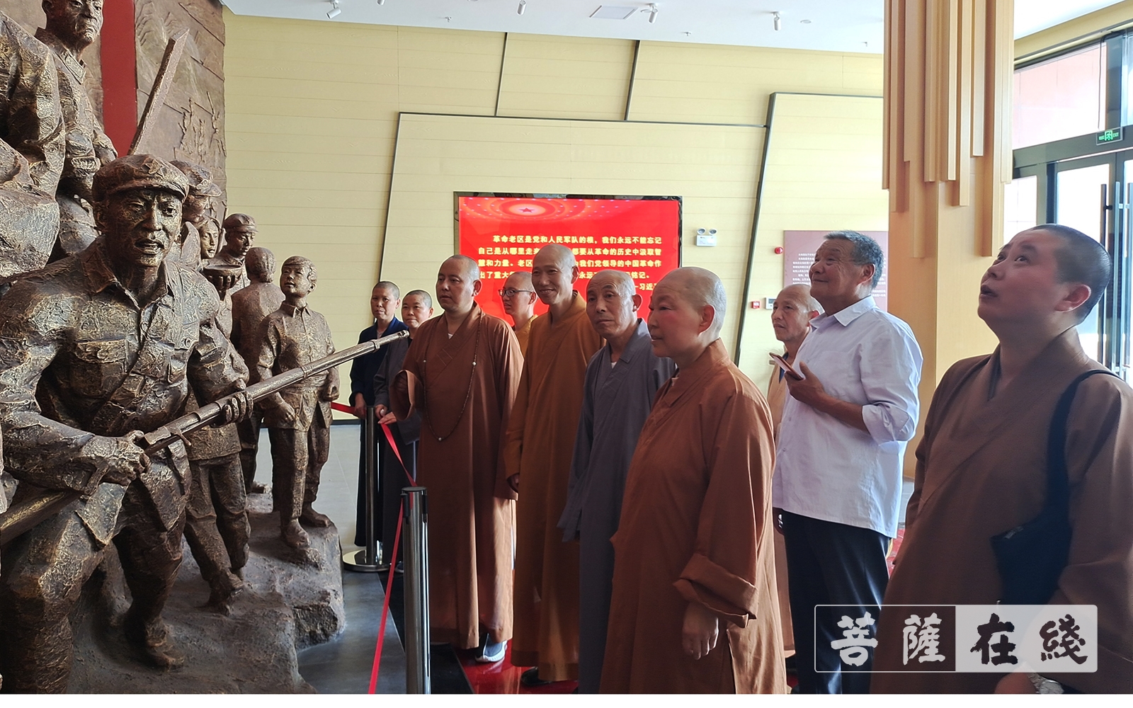 赵朴初-“赵朴初：永远做党的亲密朋友”图片展在安庆西风禅寺开展