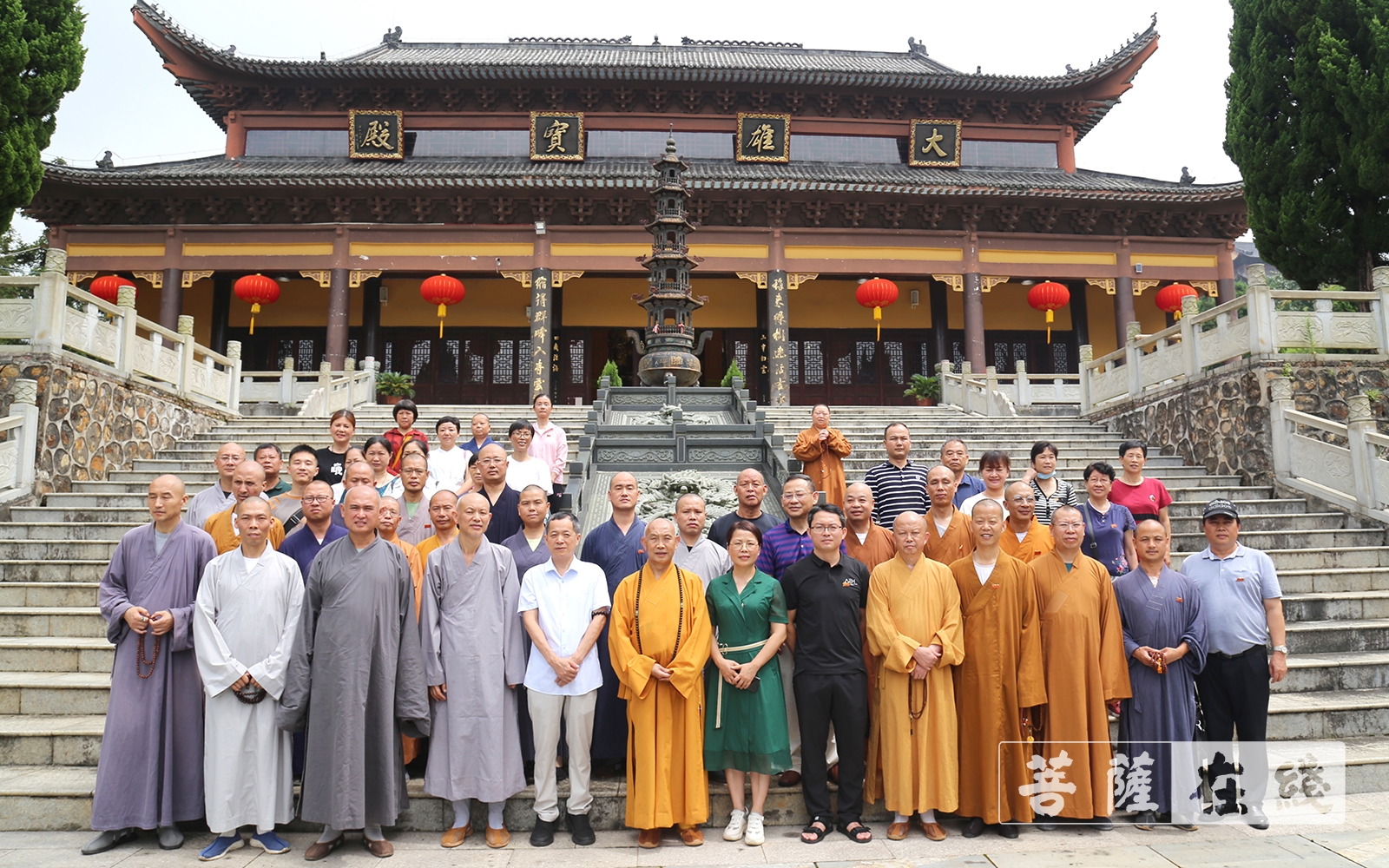佛教-赣州市佛教界在吉安举行党史教育活动