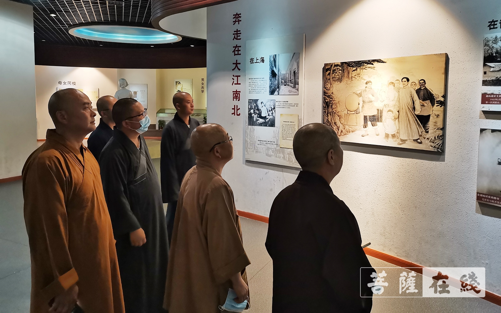 毛泽东-长沙九溪古寺开展“感党恩、听党话、跟党走”红色主题教育