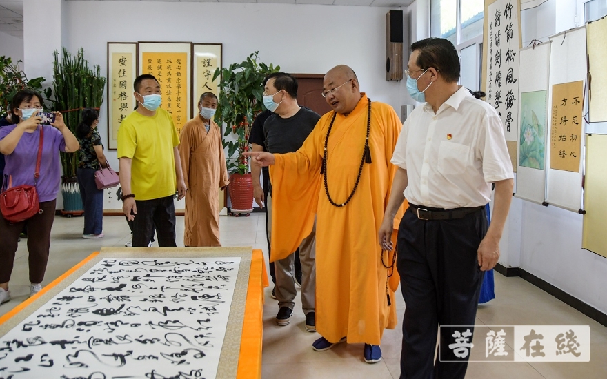 佛教-张家口市佛教协会举办庆建党“盛世华诞 翰墨佛缘 共颂党恩”主题书画展