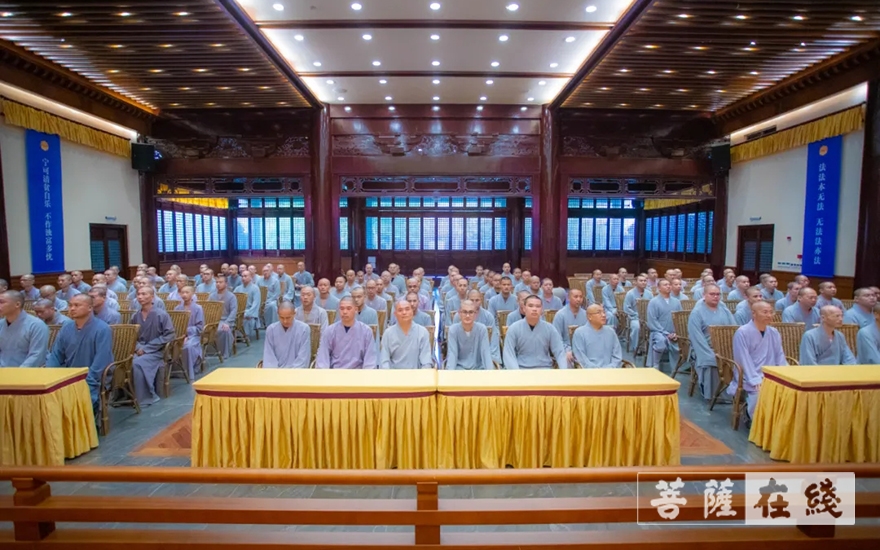 中国共产党-江苏佛学院寒山学院升国旗、观盛会庆祝中国共产党成立100周年