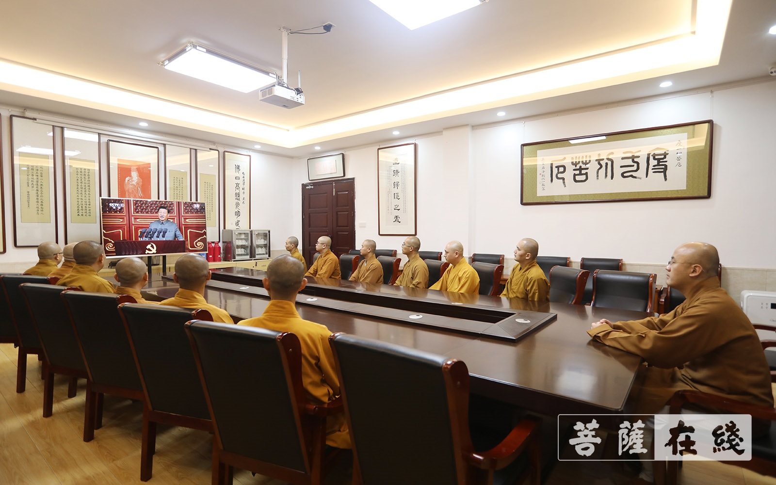 法华寺-湖州法华寺举行庆祝中国共产党100周年活动