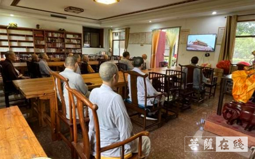 佛教-湖北省佛教界认真收看庆祝中国共产党成立100周年大会 佛教-湖北省佛教界认真收看庆祝中国共产党成立100周年大会