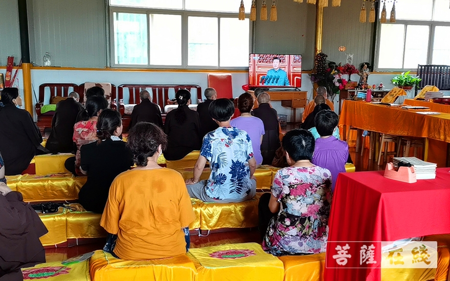 佛教-湖北省佛教界认真收看庆祝中国共产党成立100周年大会 佛教-湖北省佛教界认真收看庆祝中国共产党成立100周年大会