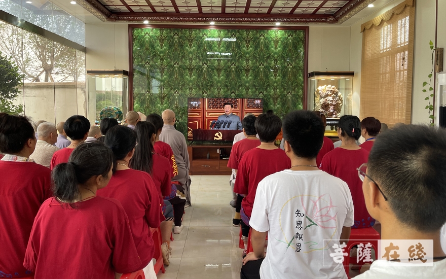 佛教-湖北省佛教界认真收看庆祝中国共产党成立100周年大会 佛教-湖北省佛教界认真收看庆祝中国共产党成立100周年大会