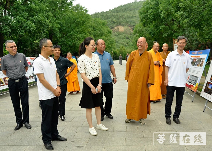 佛教-太原市佛教协会举行庆建党百年升国旗仪式