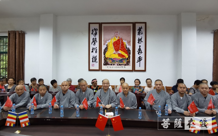 佛教-宜春市佛教协会组织信教群众收看“庆祝中国共产党成立100周年”大会直播