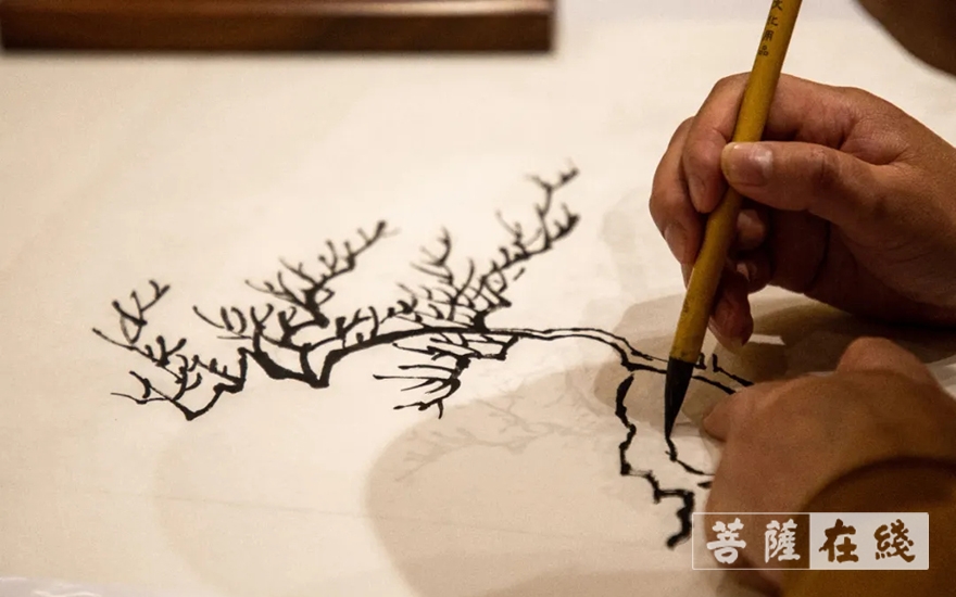 佛教-江苏省缘源书画院2021年第二期书画艺术研修班在苏州寒山寺开班