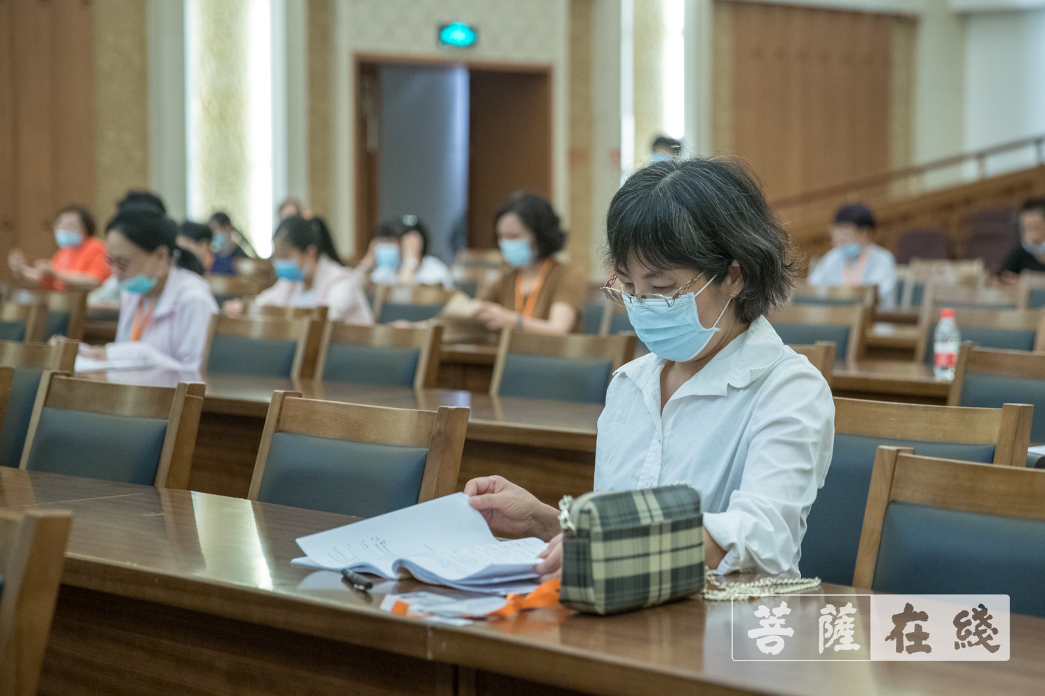 摄影-中国佛学院普陀山学院2021年第五期居士教育招生考试圆满