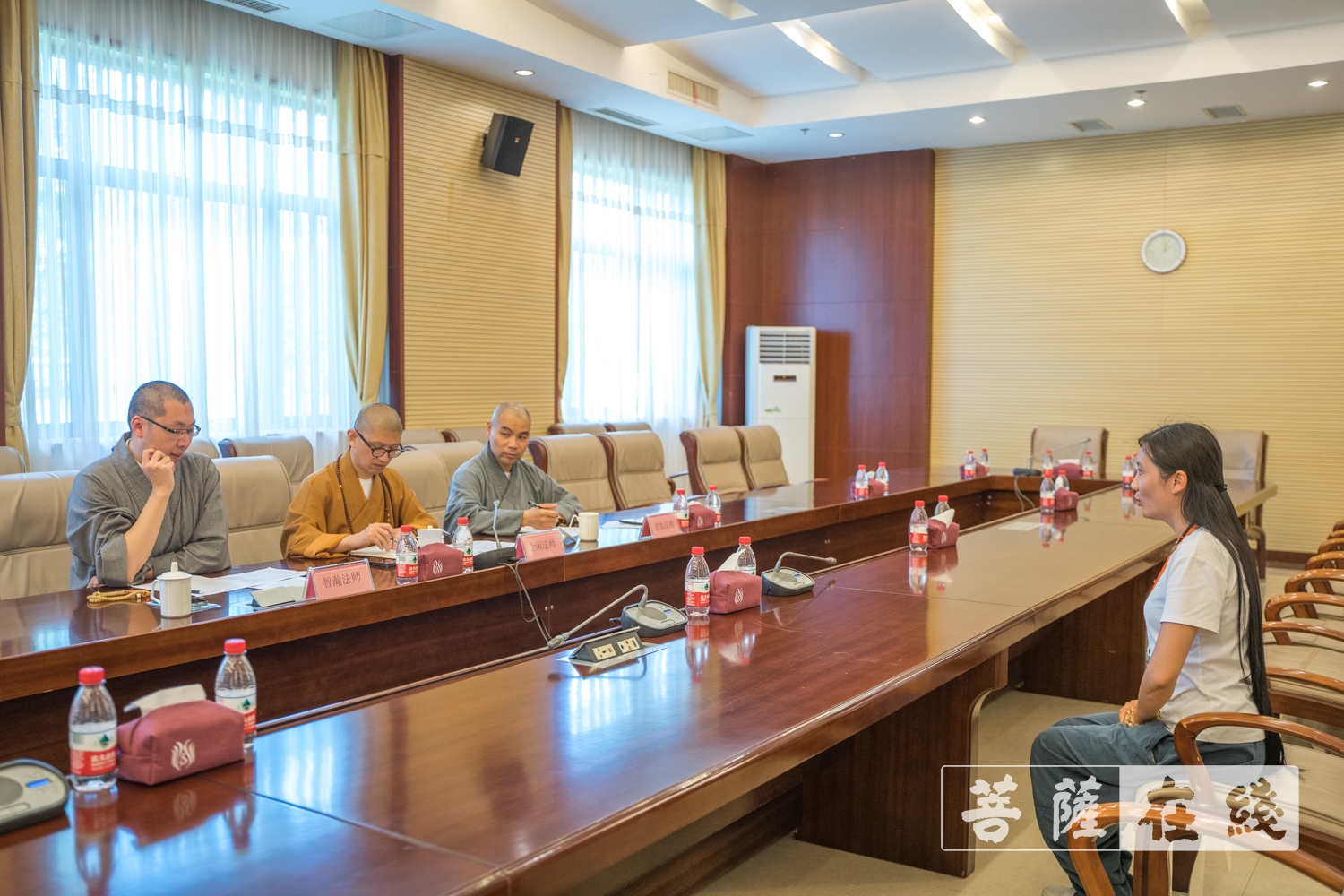 摄影-中国佛学院普陀山学院2021年第五期居士教育招生考试圆满