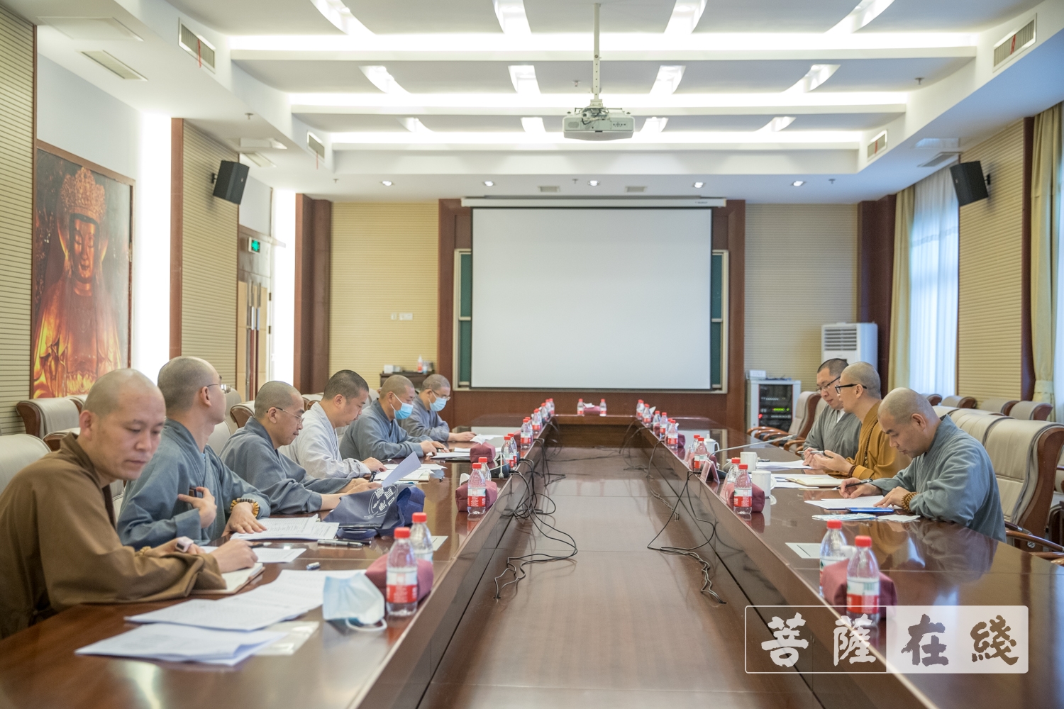 摄影-中国佛学院普陀山学院2021年第五期居士教育招生考试圆满