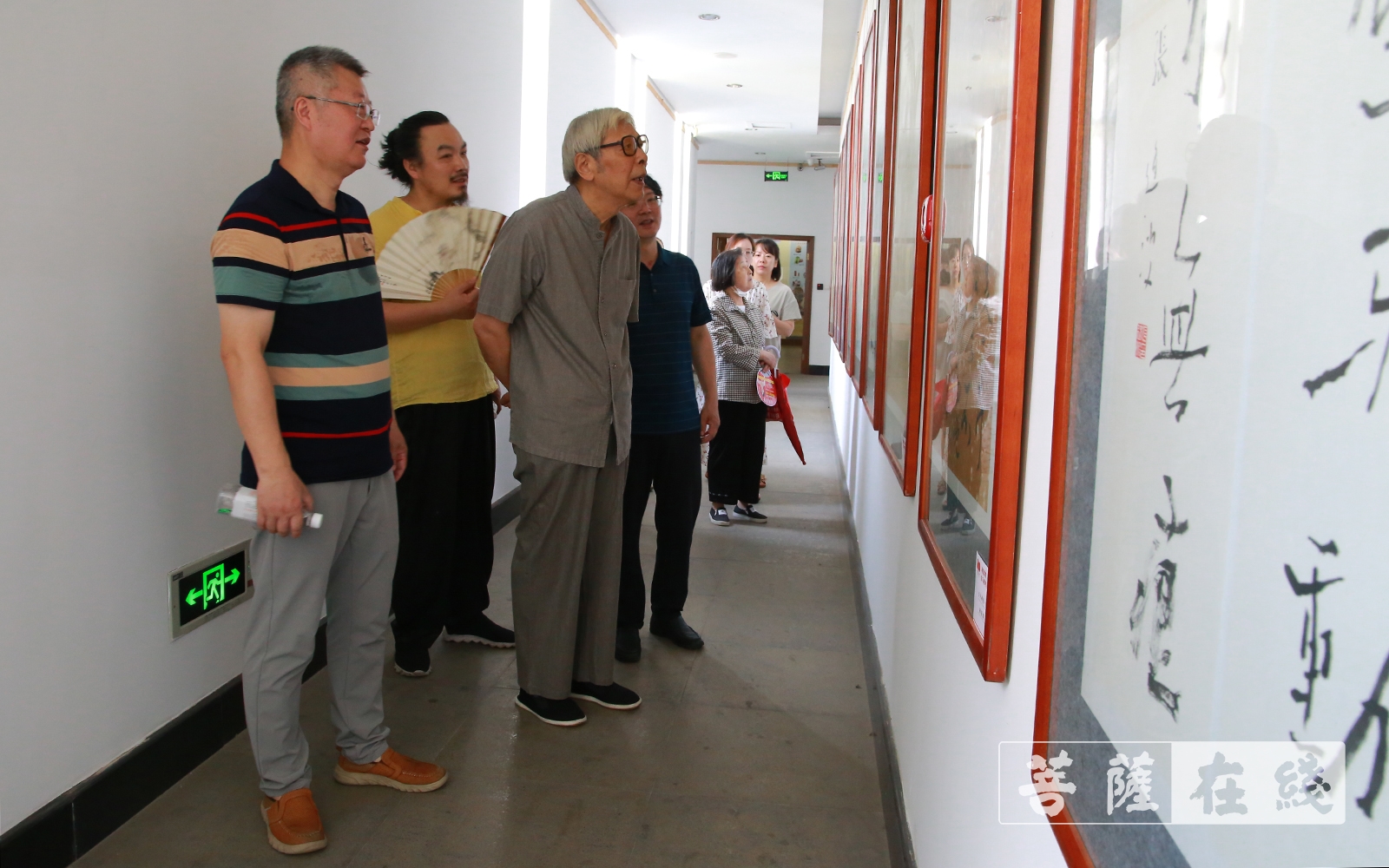 佛教-“翰墨柔情 感念党恩”常州市金坛区佛教界举办庆建党百年书画展