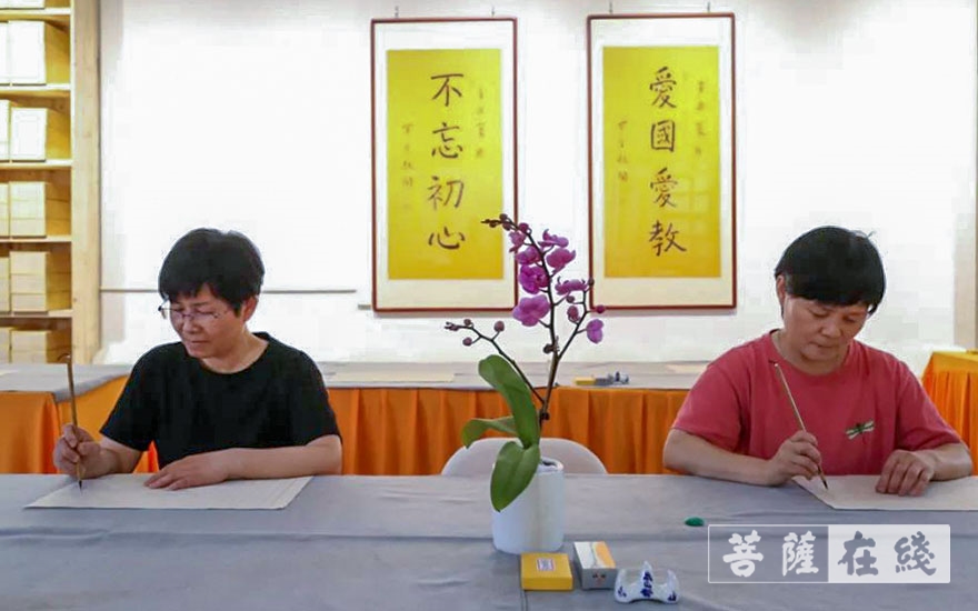 云居山-云居山庆云禅寺首期暑期书法抄经班结业 云居山-云居山庆云禅寺首期暑期书法抄经班结业