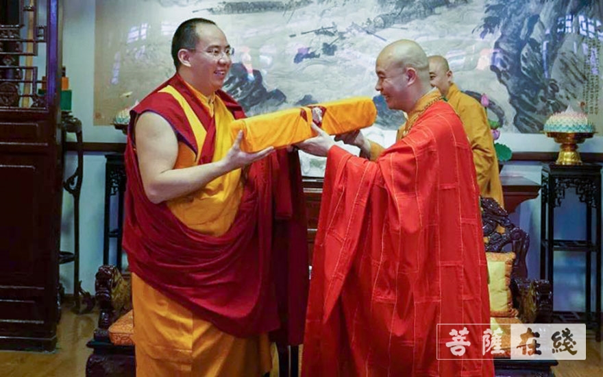 文殊院-十一世班禅大师参访成都文殊院