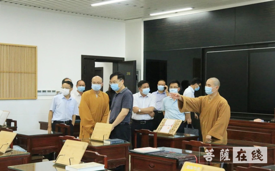 云门寺-广东省委统战部一行调研云门寺及广东佛学院云门学院