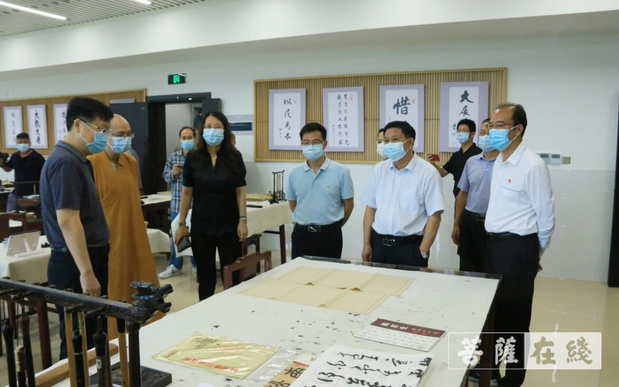 云门寺-广东省委统战部一行调研云门寺及广东佛学院云门学院