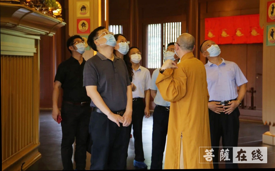 云门寺-广东省委统战部一行调研云门寺及广东佛学院云门学院
