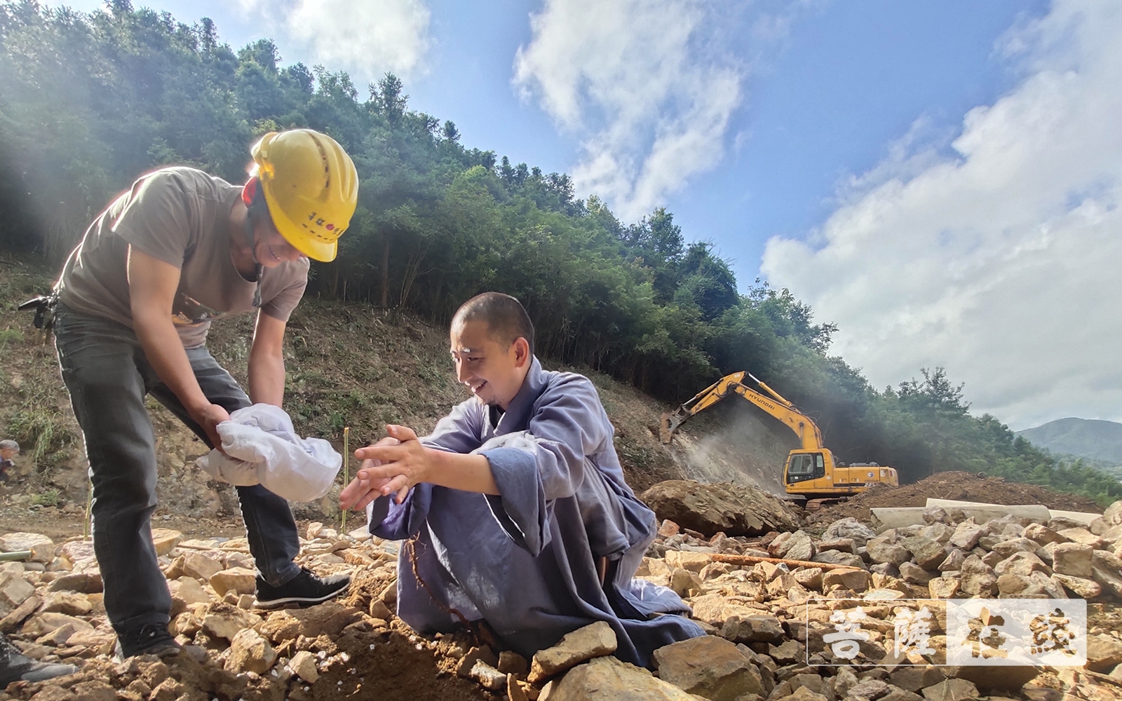 浦江惠云讲寺不二门开工、不动明王造像启动