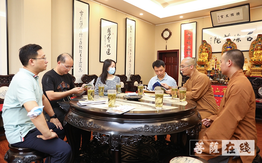 法华寺-北京市民宗委宗教二处处长李祥伟一行调研湖州法华寺