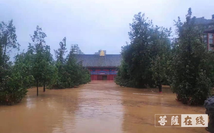佛教-河南古刹荥阳洞林寺受灾实况，灾后修建迫在眉睫