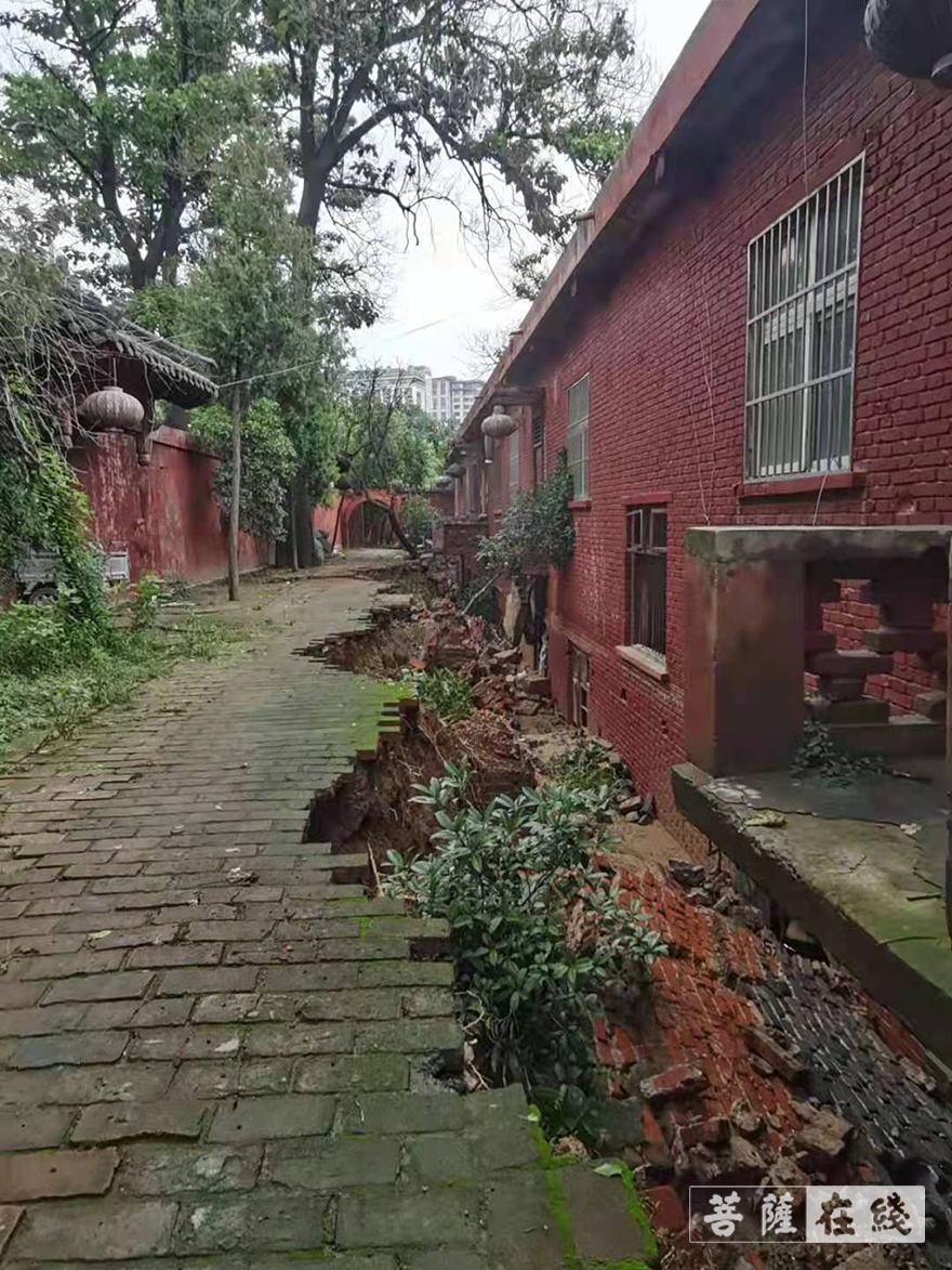 佛教-河南古刹荥阳洞林寺受灾实况，灾后修建迫在眉睫