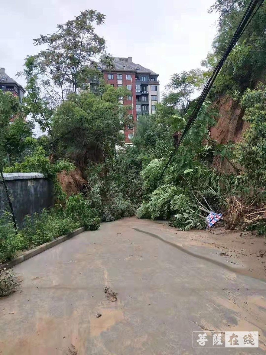 佛教-河南古刹荥阳洞林寺受灾实况，灾后修建迫在眉睫