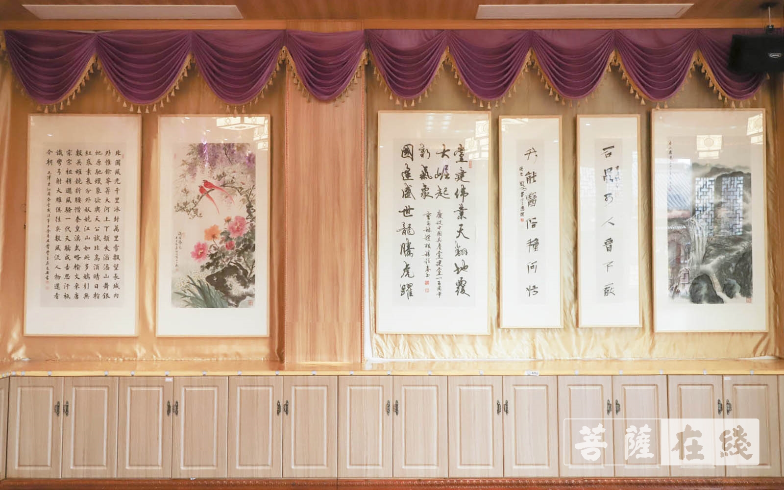佛教-上海隆庆寺举行书画“荷”影、人文“养”心 ——庆祝建党百年文化活动