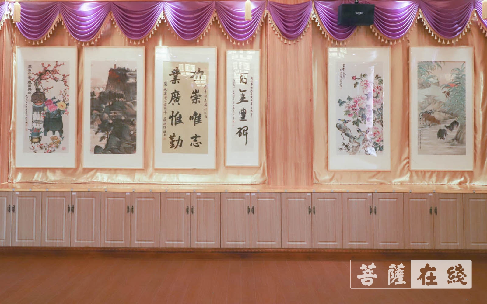 佛教-上海隆庆寺举行书画“荷”影、人文“养”心 ——庆祝建党百年文化活动