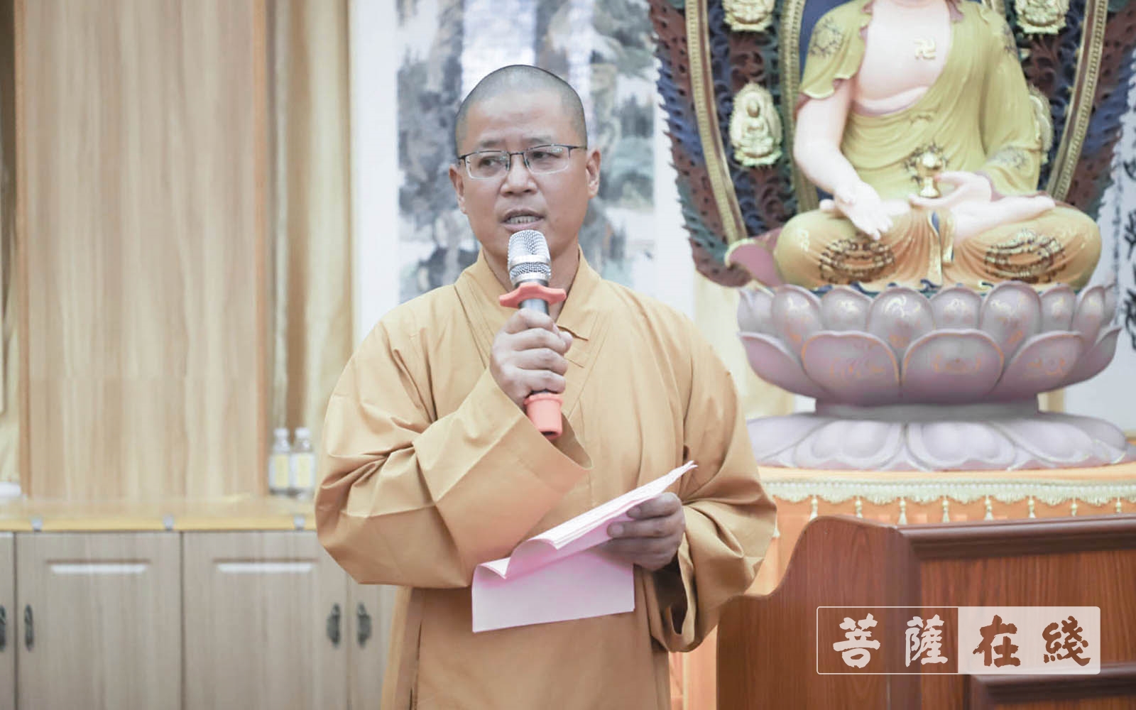 佛教-上海隆庆寺举行书画“荷”影、人文“养”心 ——庆祝建党百年文化活动